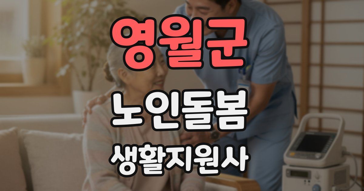 영월군 노인돌봄생활지원사 자격증