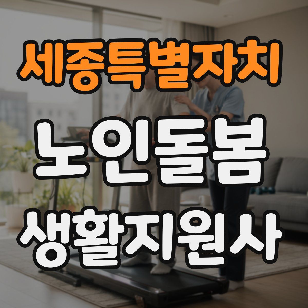 세종특별자치 노인돌봄생활지원사 자격증