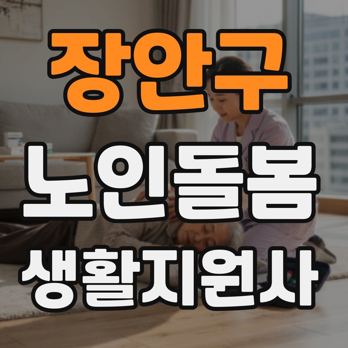 장안구 노인돌봄생활지원사 자격증