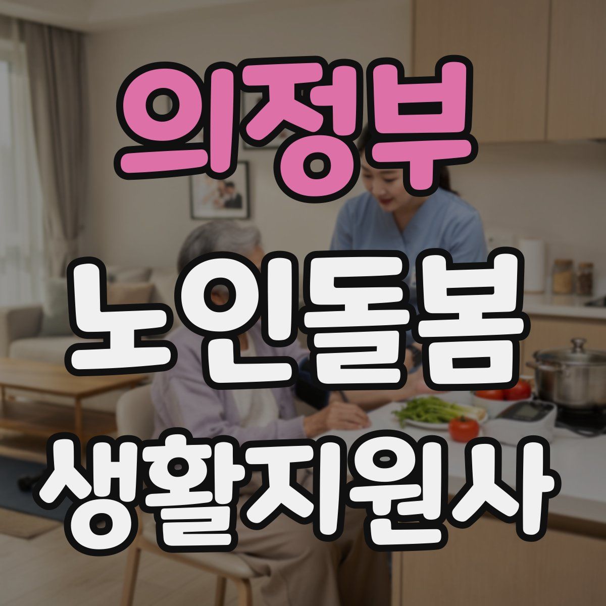 의정부 노인돌봄생활지원사 자격증