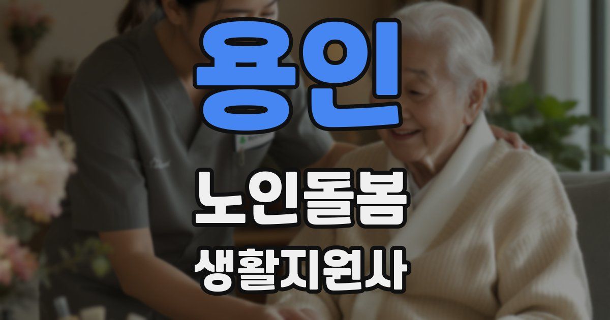 용인 노인돌봄생활지원사 자격증