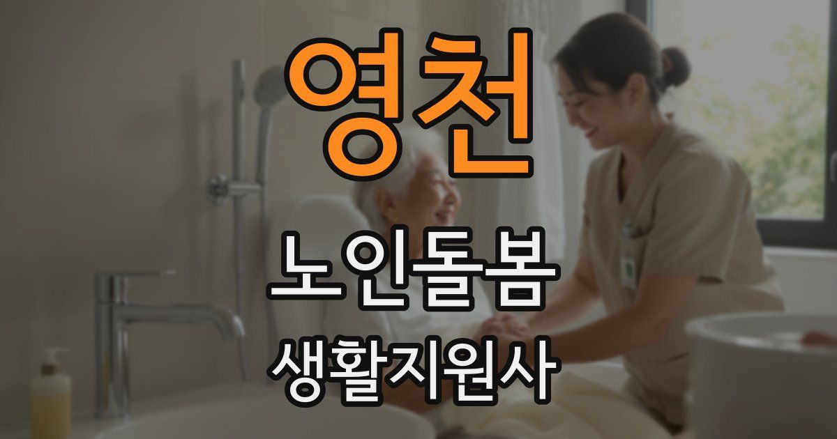 영천 노인돌봄생활지원사 자격증
