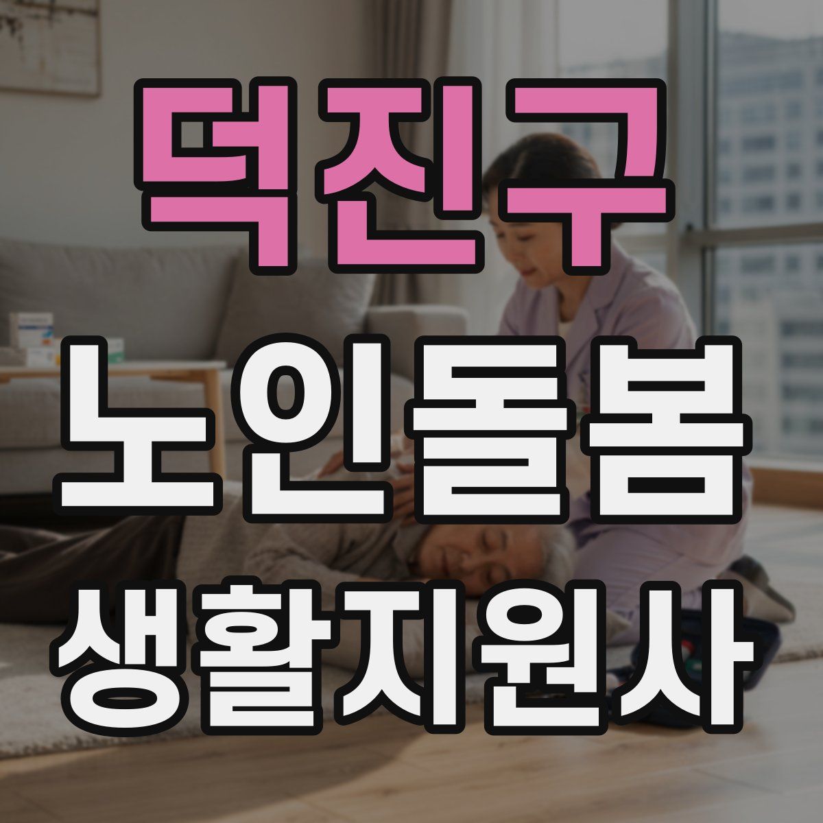 덕진구 노인돌봄생활지원사 자격증