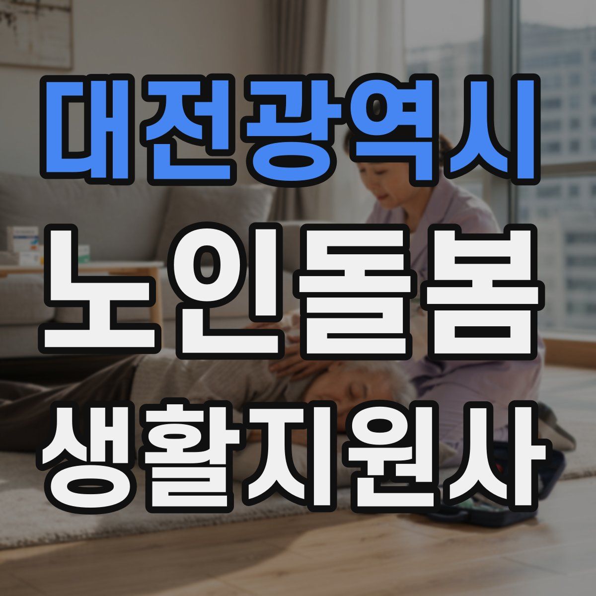 대전광역시 노인돌봄생활지원사 자격증