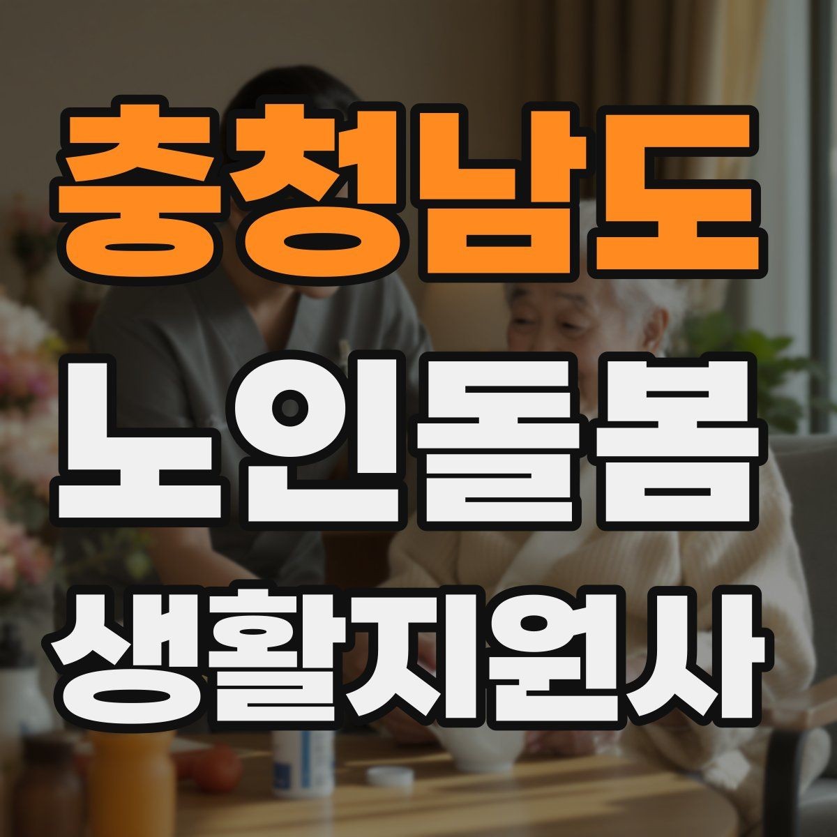 충청남도 노인돌봄생활지원사 자격증 서비스 범위와 한계를 명확히 하는 이유