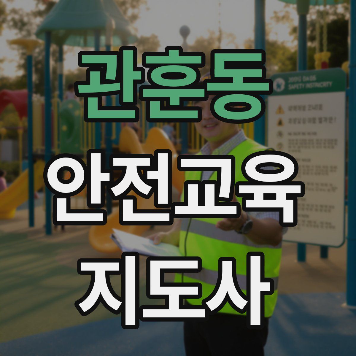 관훈동 안전교육지도사 자격증