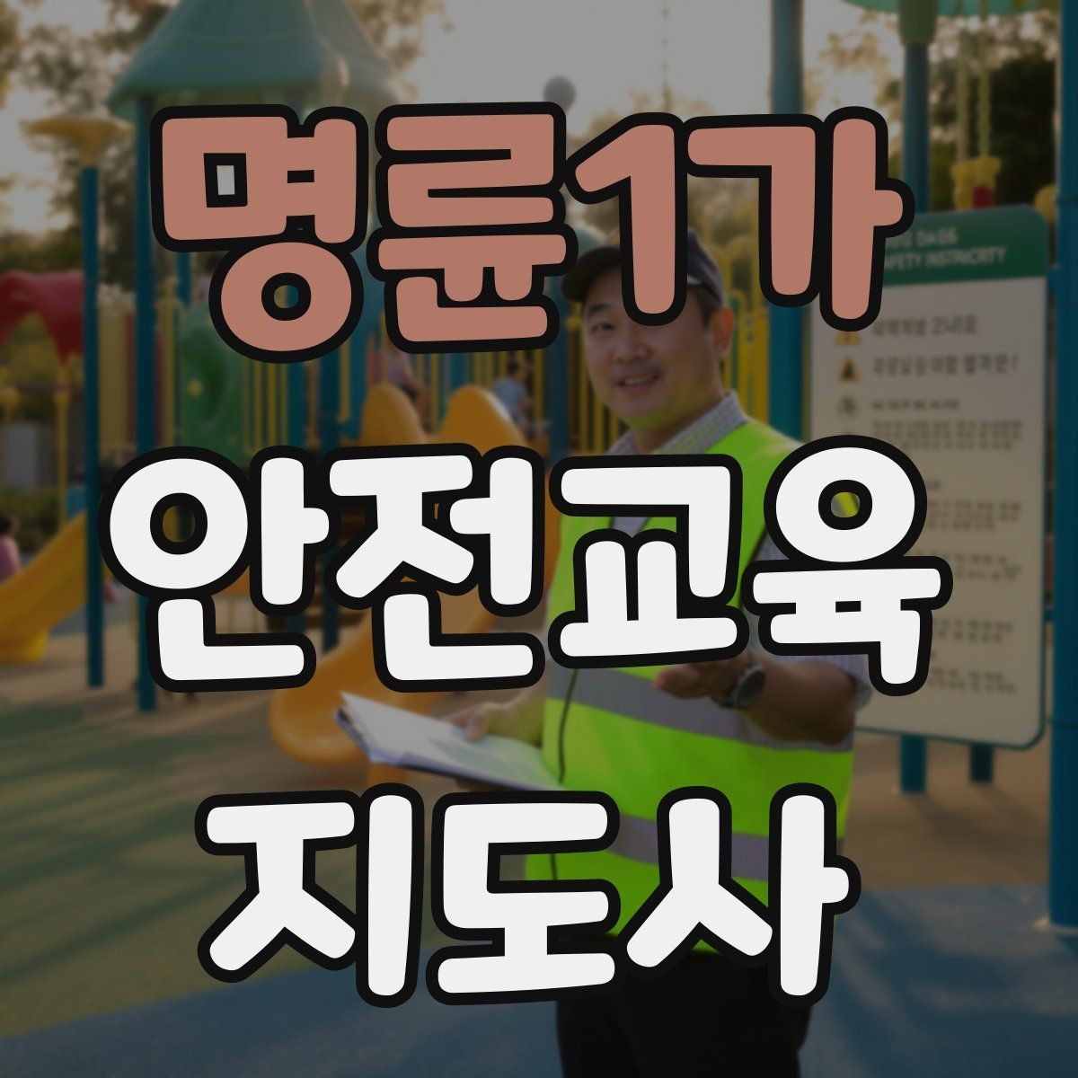명륜1가 안전교육지도사 자격증 주민 대상 안전 캠페인 운영 팁