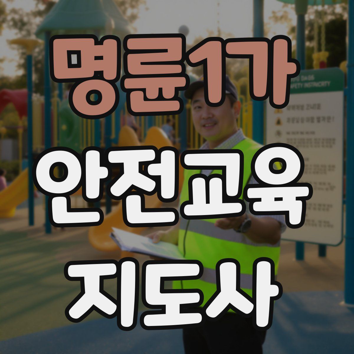 명륜1가 안전교육지도사 자격증