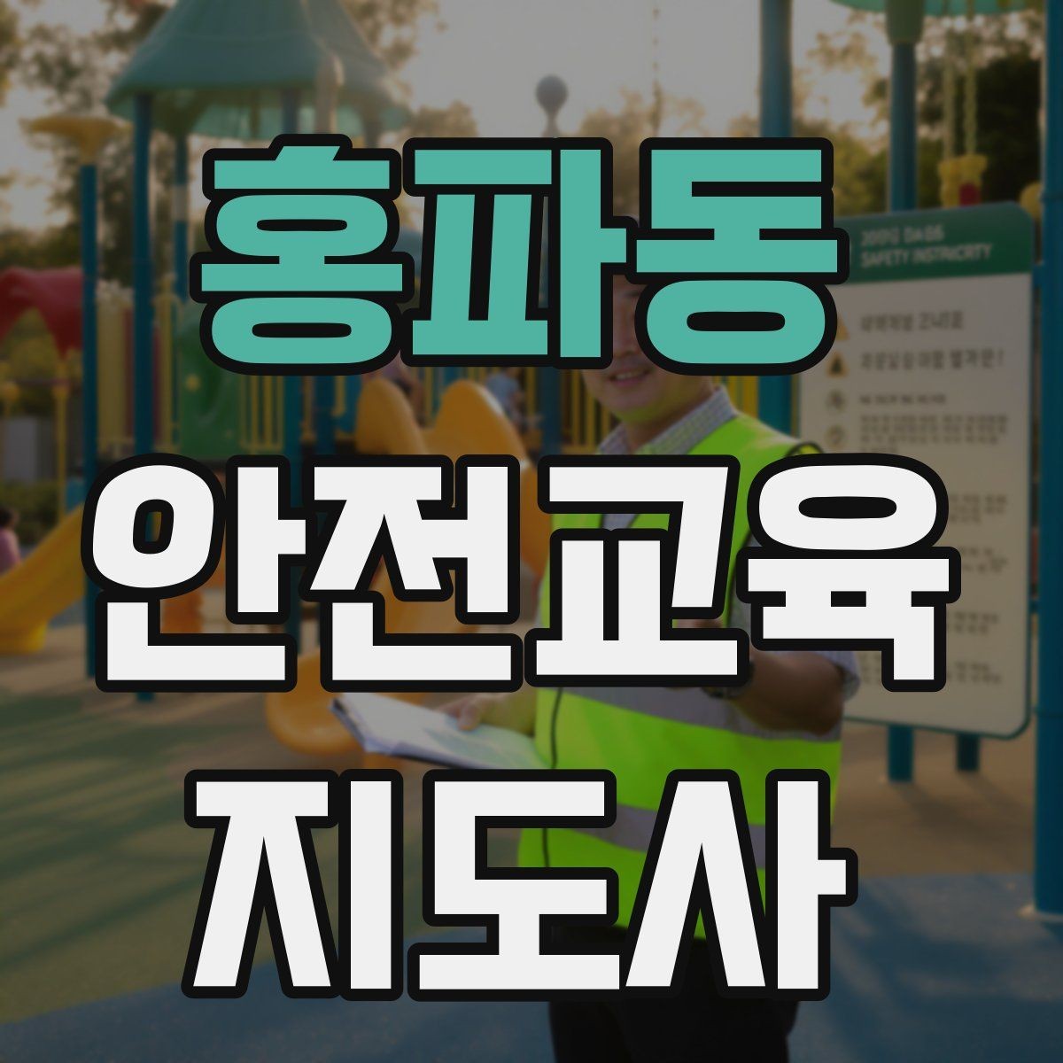 홍파동 안전교육지도사 자격증 안전교육 전문 인력 필요성