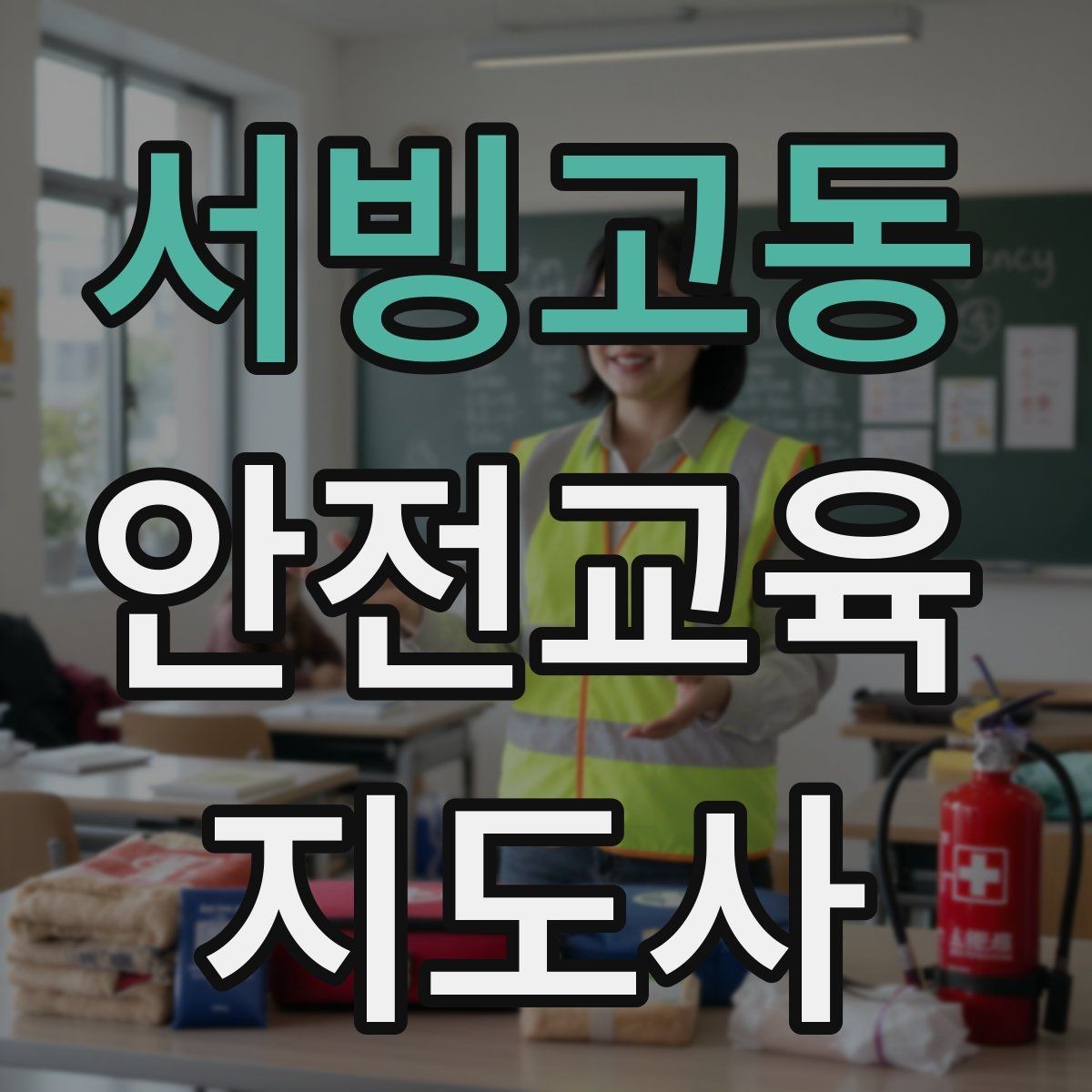서빙고동 안전교육지도사 자격증 교육 현장에서 필요한 준비물