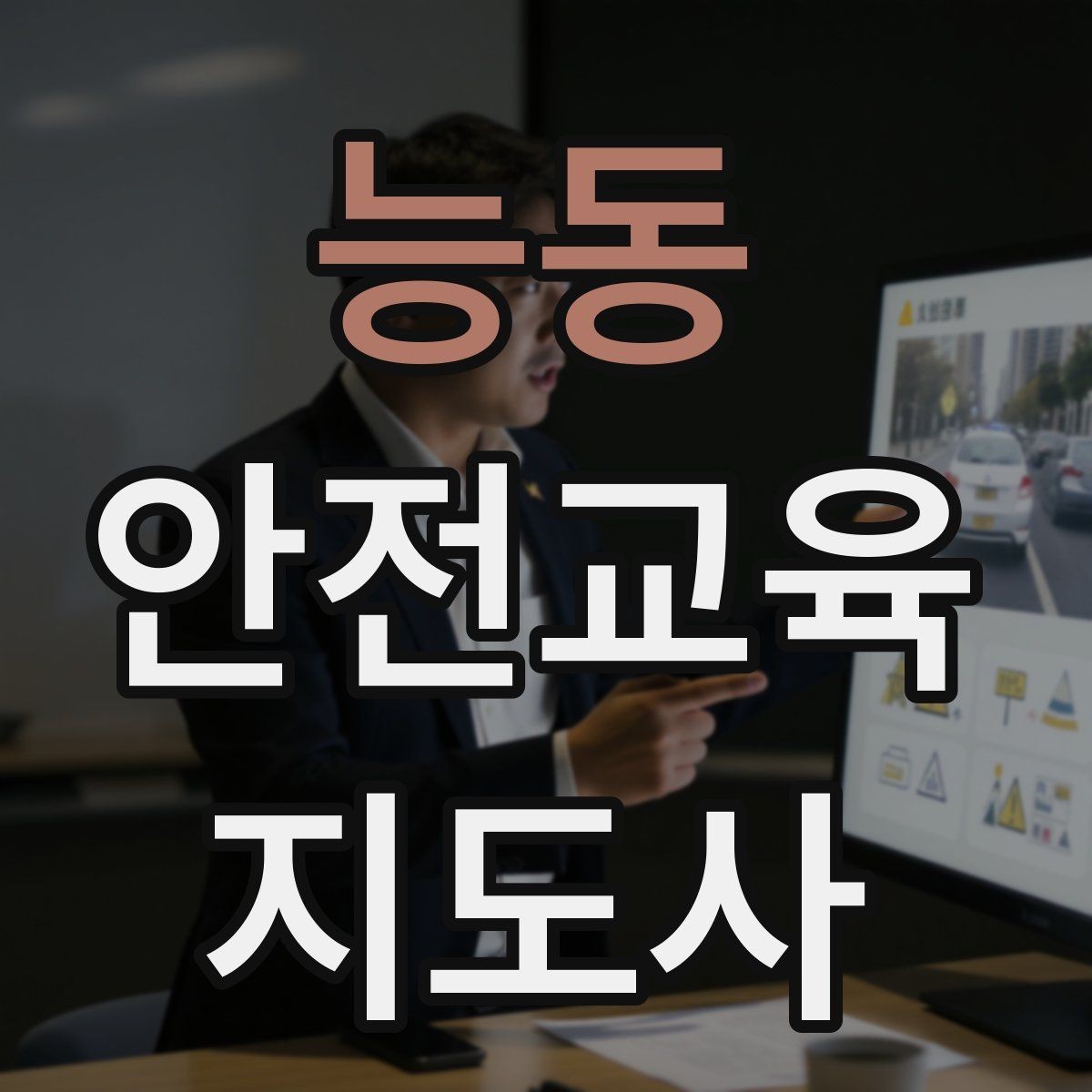능동 안전교육지도사 자격증 체험행사 부스 운영에 필요한 구성