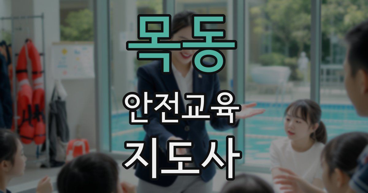 목동 안전교육지도사 자격증