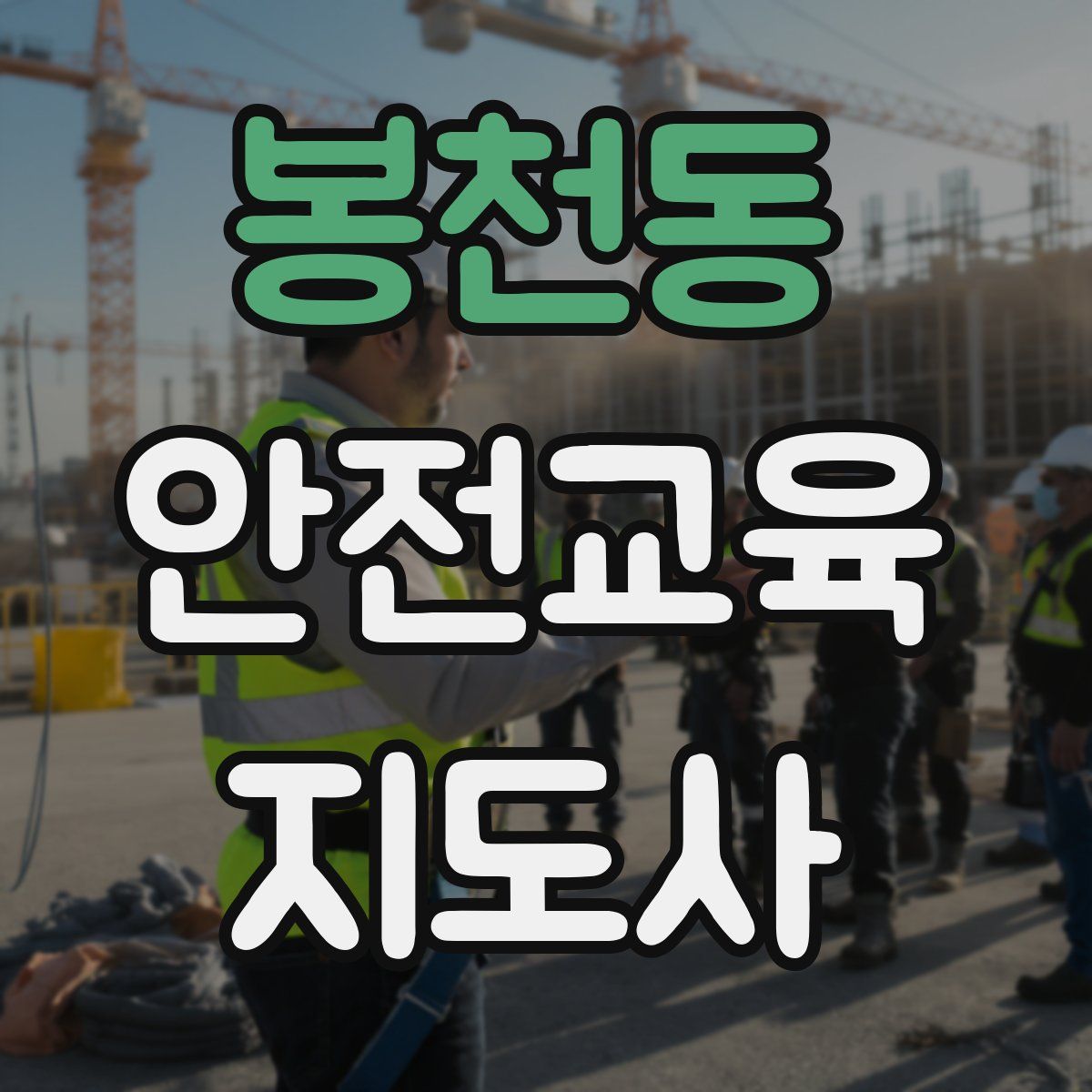 봉천동 안전교육지도사 자격증