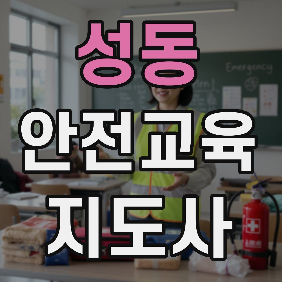성동 안전교육지도사 자격증 취득 후 첫 강의 준비