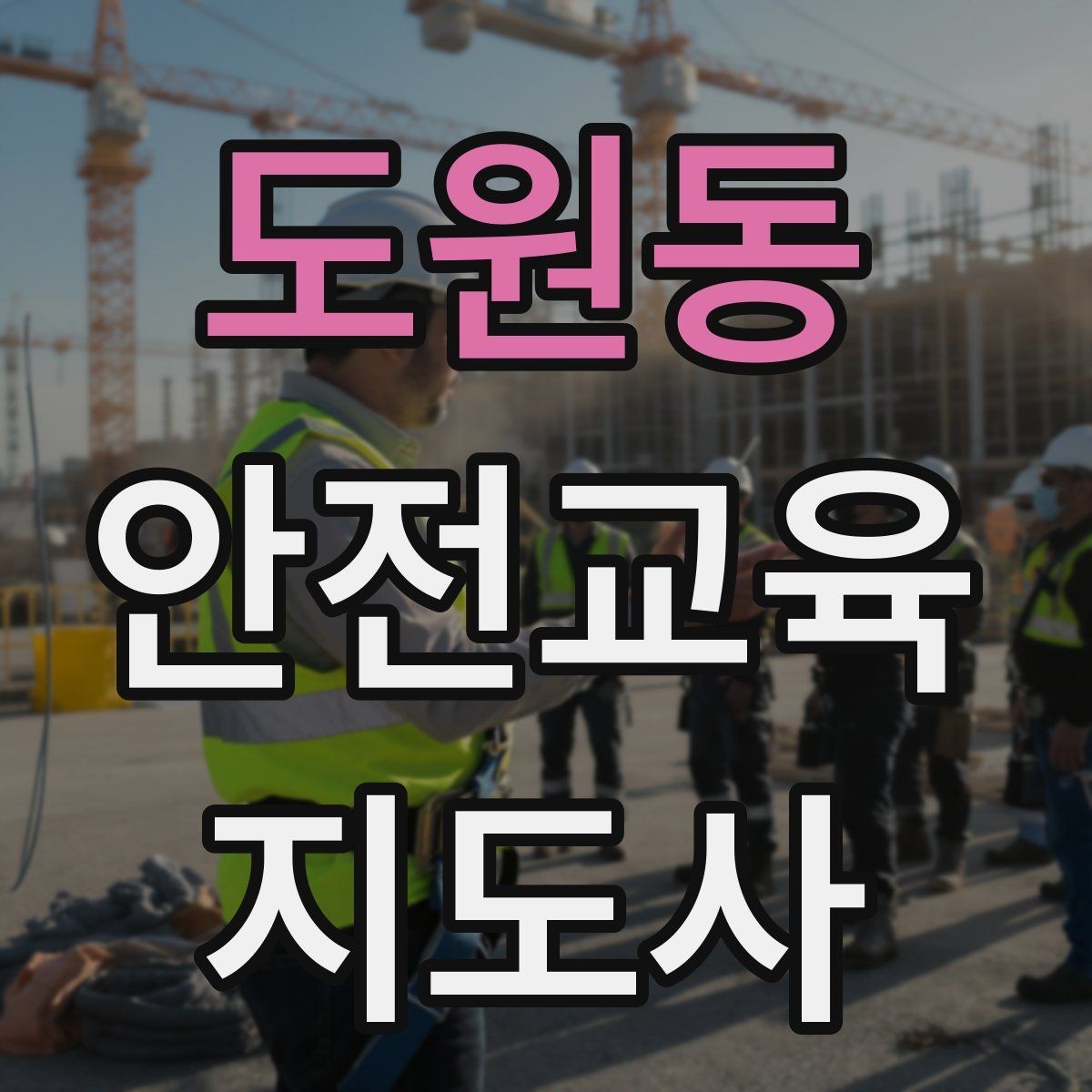 도원동 안전교육지도사 자격증 취득 비용은 어느 정도일까