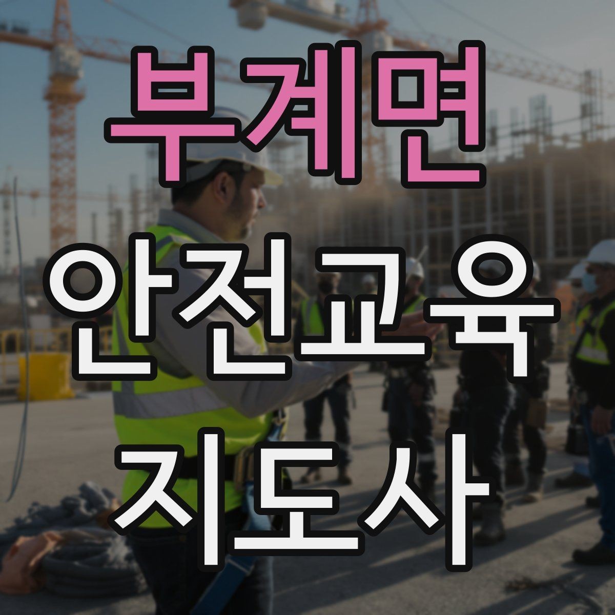 부계면 안전교육지도사 자격증 안전교육 콘텐츠 만드는 방법