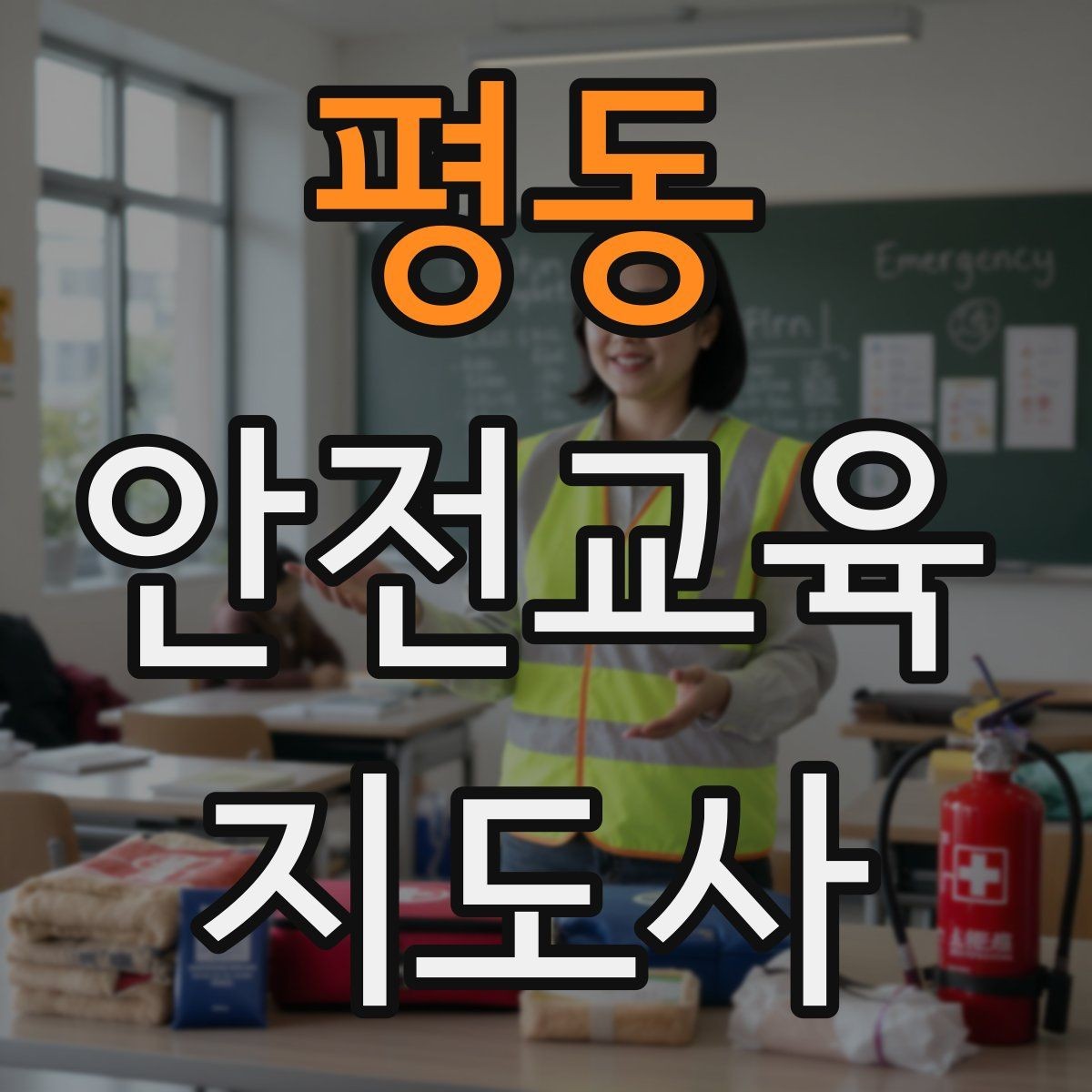 평동 안전교육지도사 자격증 학교 안전교육 활동 가능할까
