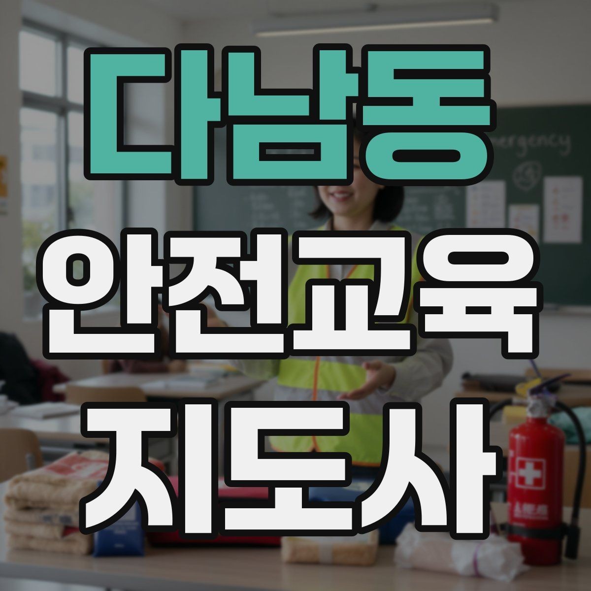 다남동 안전교육지도사 자격증 강의 자료 만드는 방법