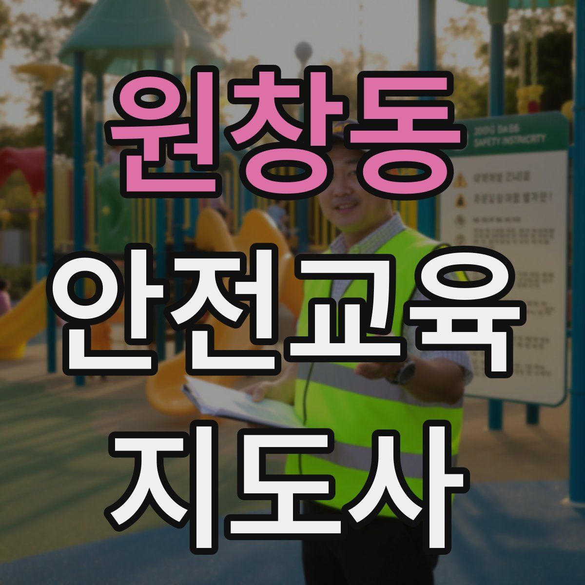 원창동 안전교육지도사 자격증