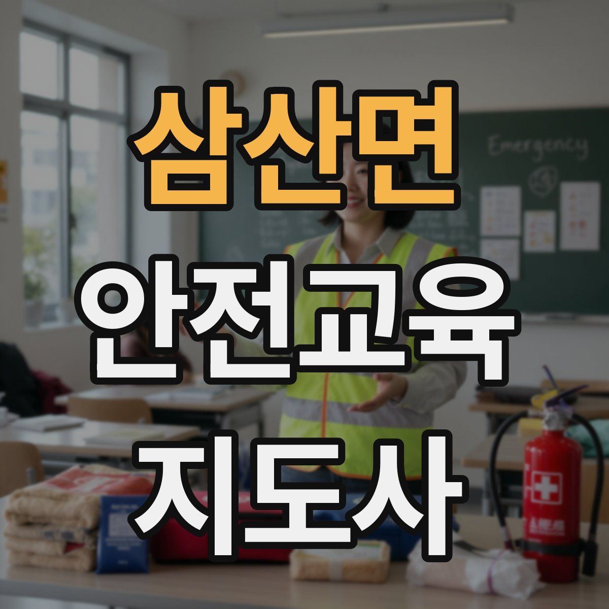삼산면 안전교육지도사 자격증