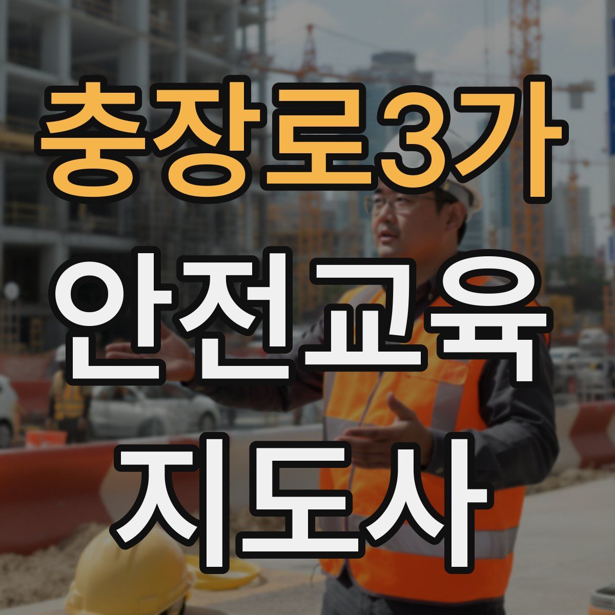 충장로3가 안전교육지도사 자격증