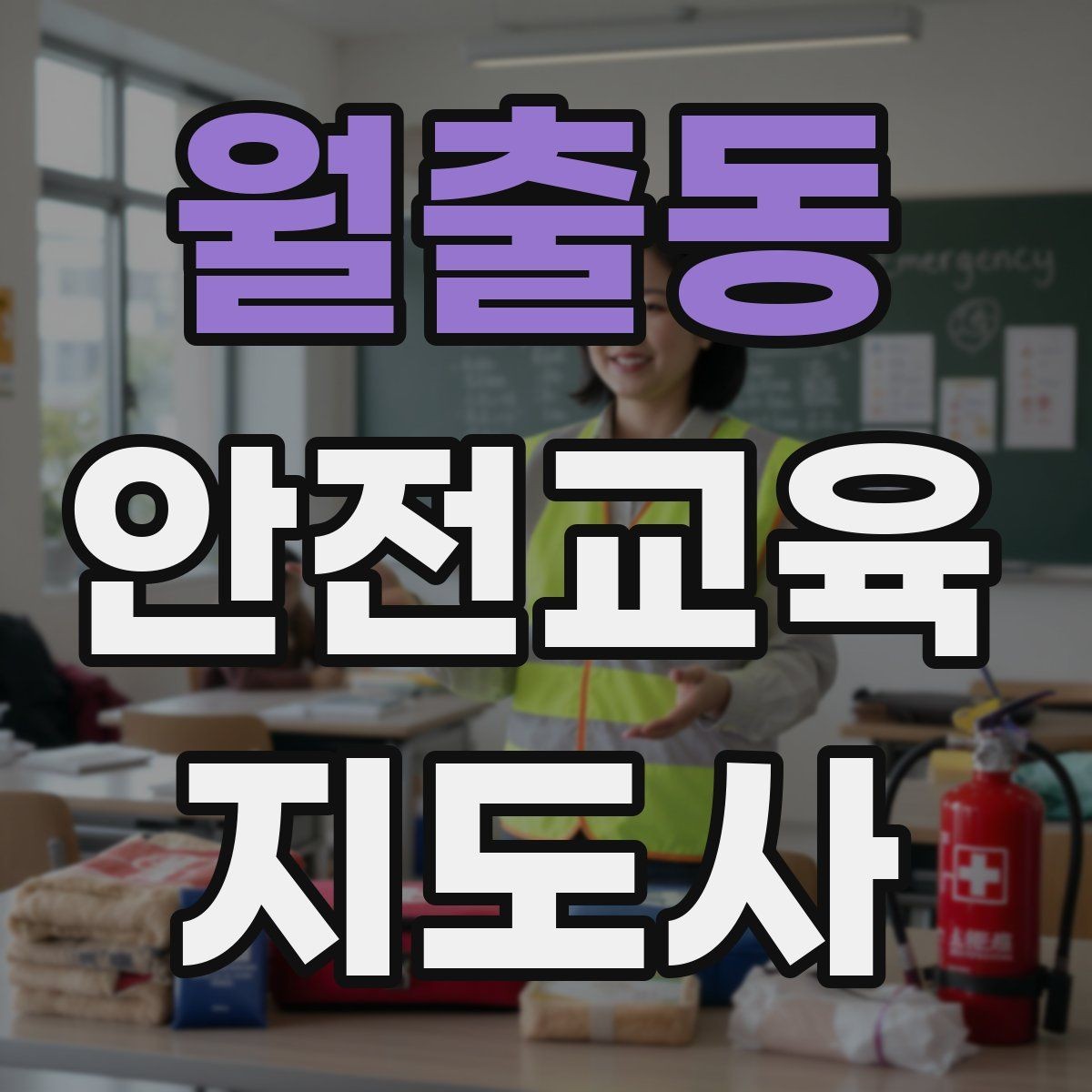 월출동 안전교육지도사 자격증 시험 응시 자격 조건