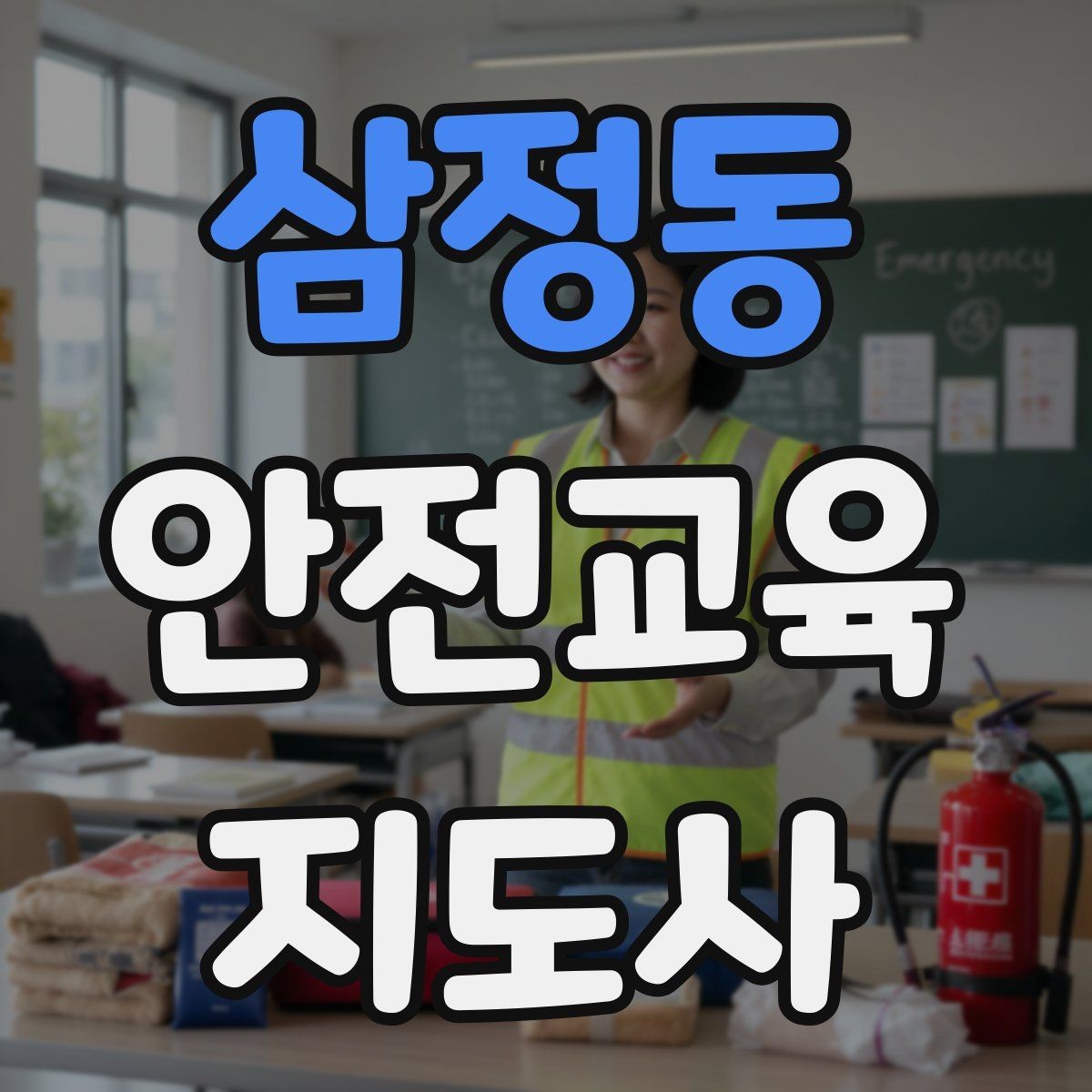 삼정동 안전교육지도사 자격증 교육 이수 후 시험 절차