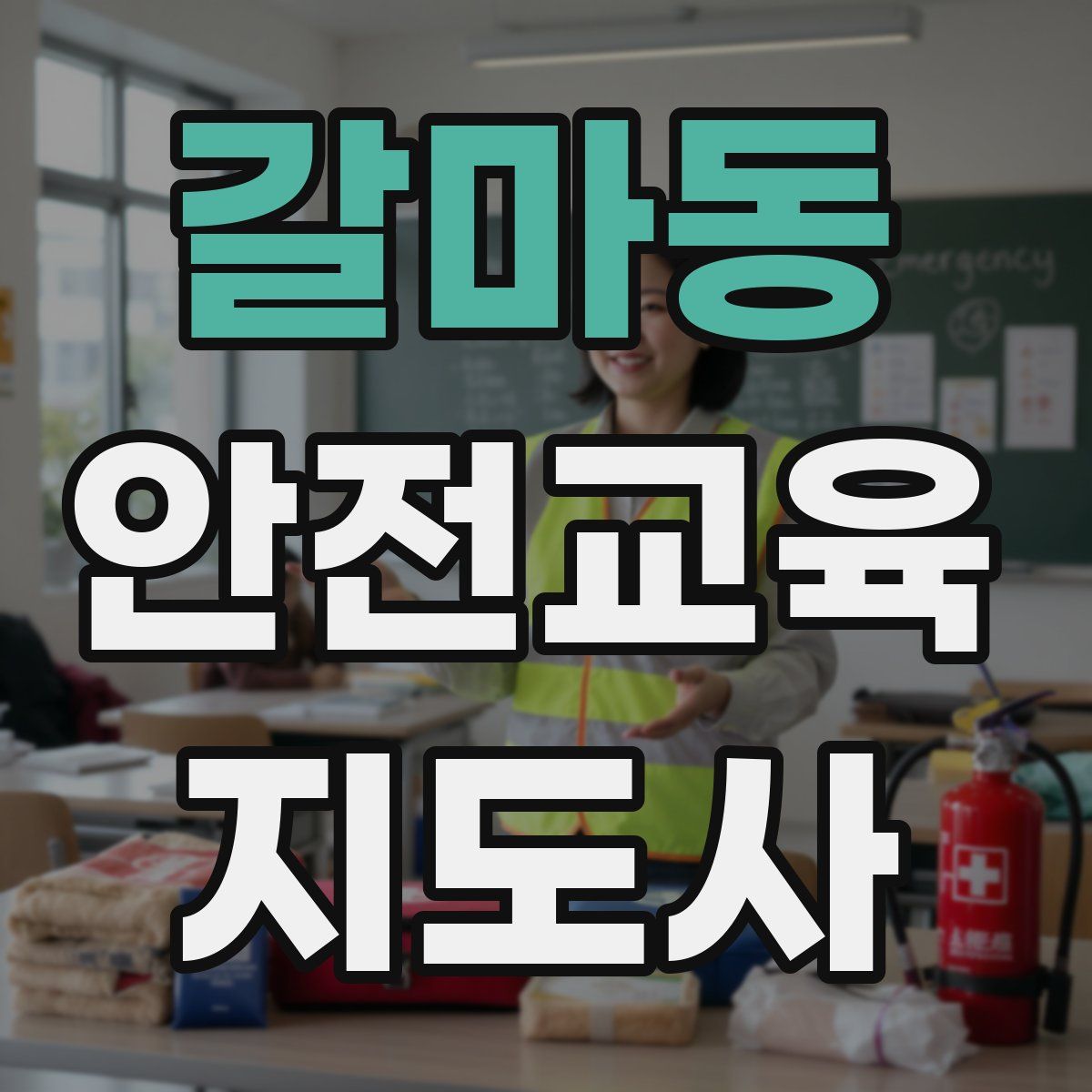 갈마동 안전교육지도사 자격증