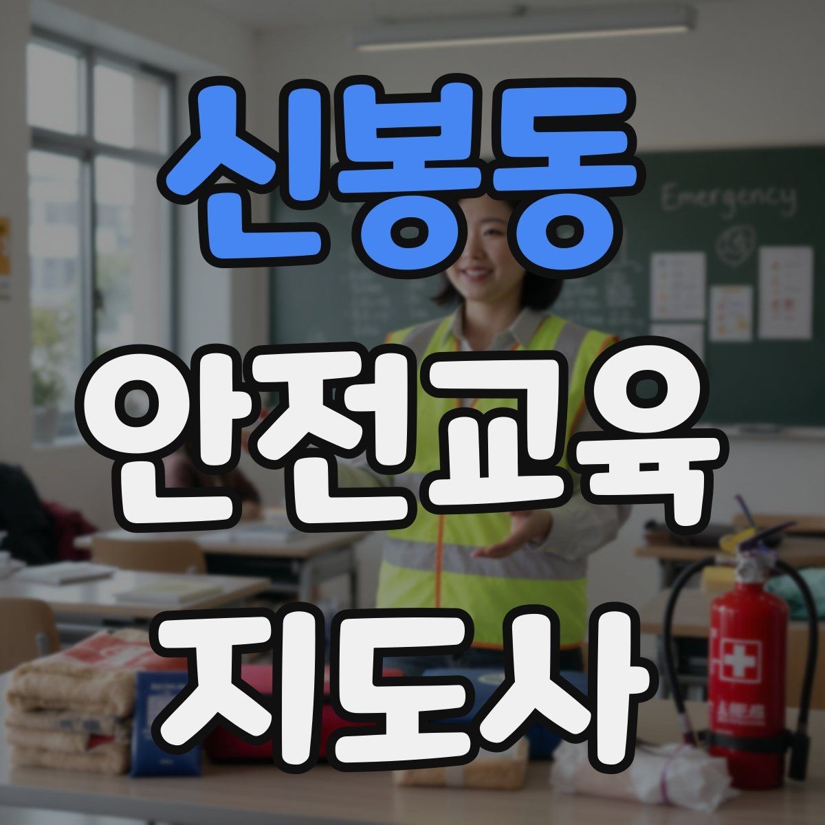신봉동 안전교육지도사 자격증 학교 안전교육 활동 가능할까