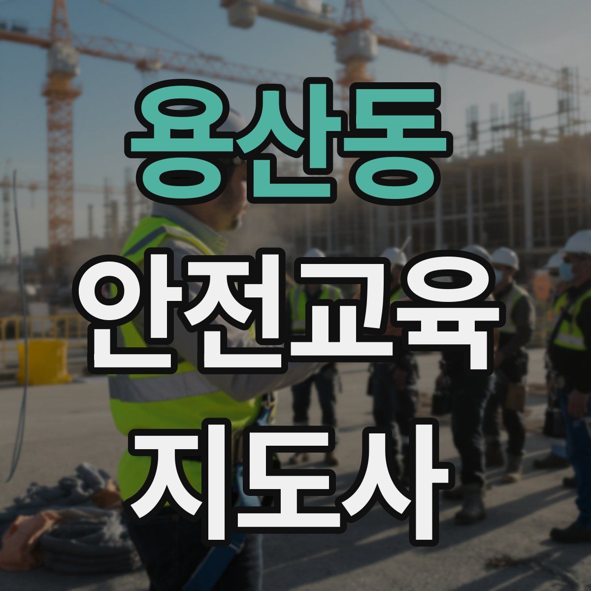 용산동 안전교육지도사 자격증