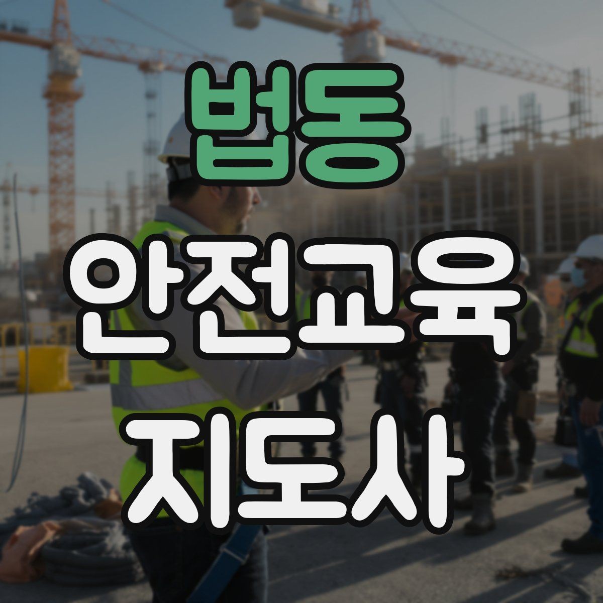 법동 안전교육지도사 자격증 취득 후 강의 자료 만들기