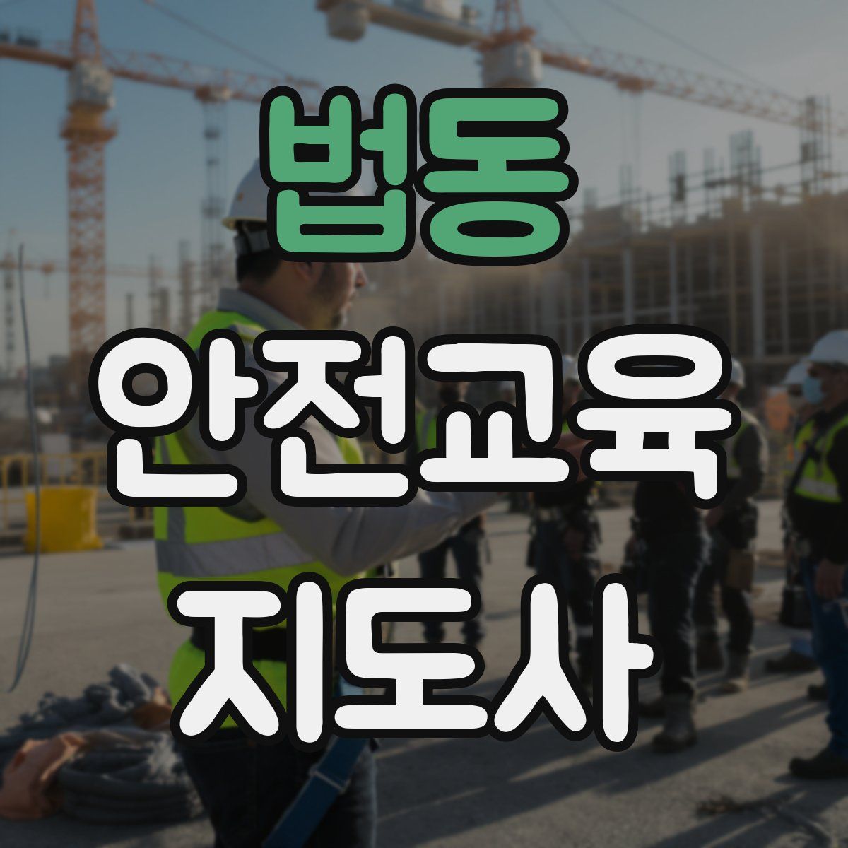 법동 안전교육지도사 자격증