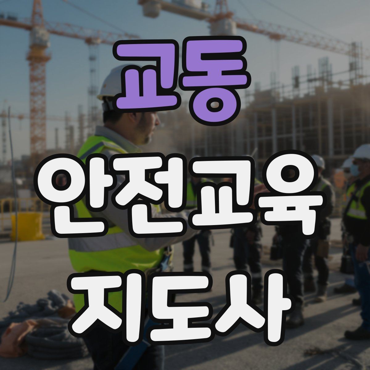 교동 안전교육지도사 자격증 전문 강사로 성장하는 과정