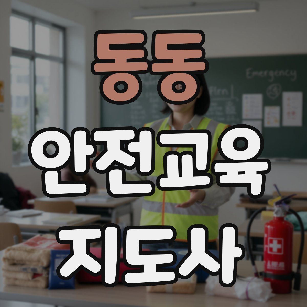 동동 안전교육지도사 자격증 수업 현장에서 필요한 백업 플랜 만들기