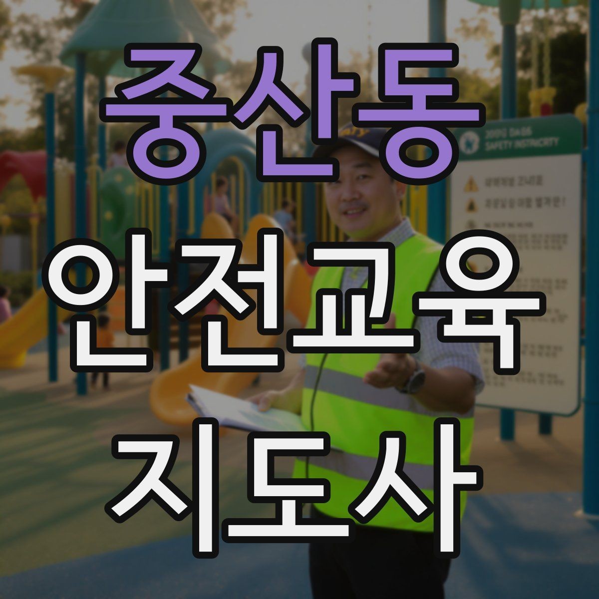 중산동 안전교육지도사 자격증 교육 대상 분석 방법