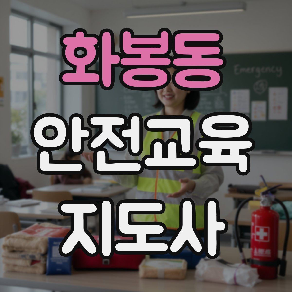 화봉동 안전교육지도사 자격증 방학 전 안전교육을 준비하는 방법