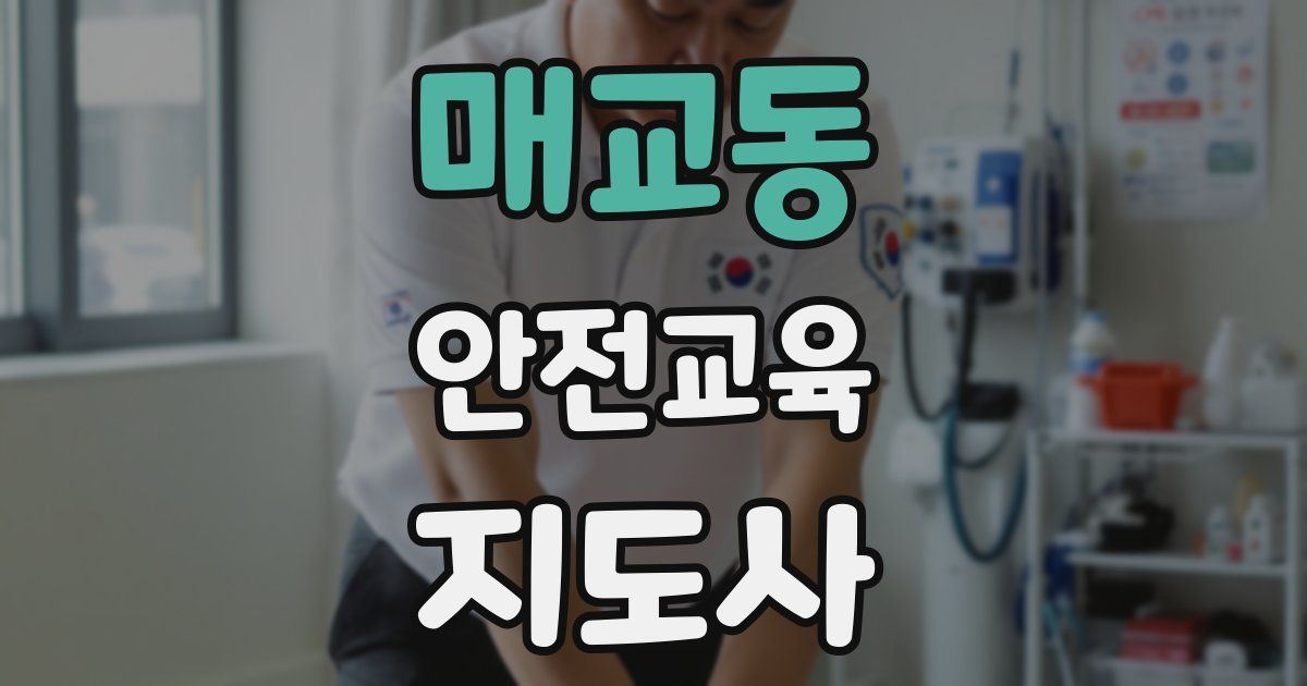 매교동 안전교육지도사 자격증