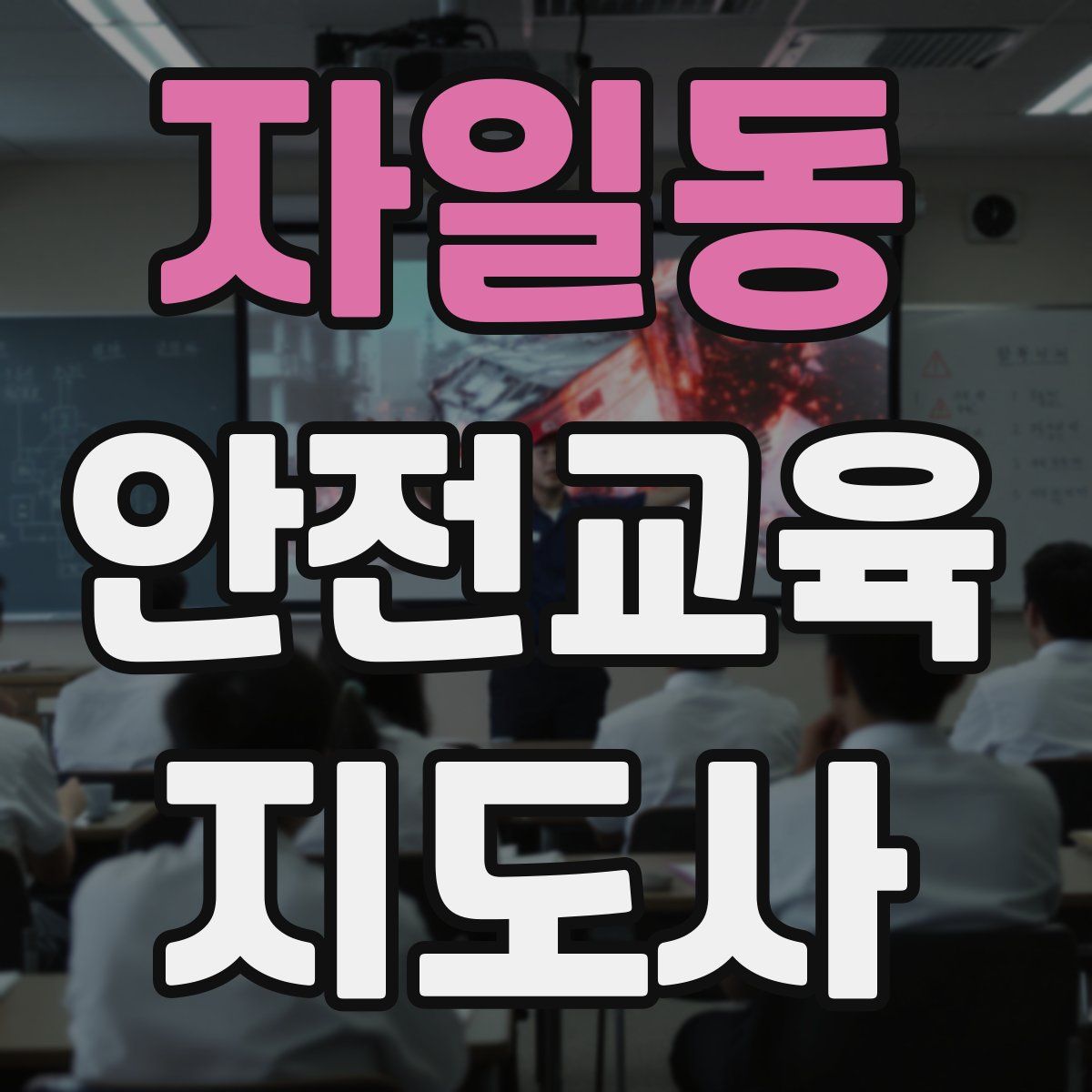 자일동 안전교육지도사 자격증