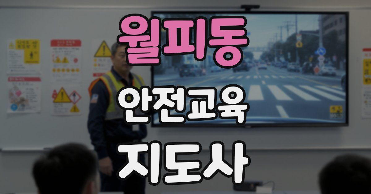 월피동 안전교육지도사 자격증