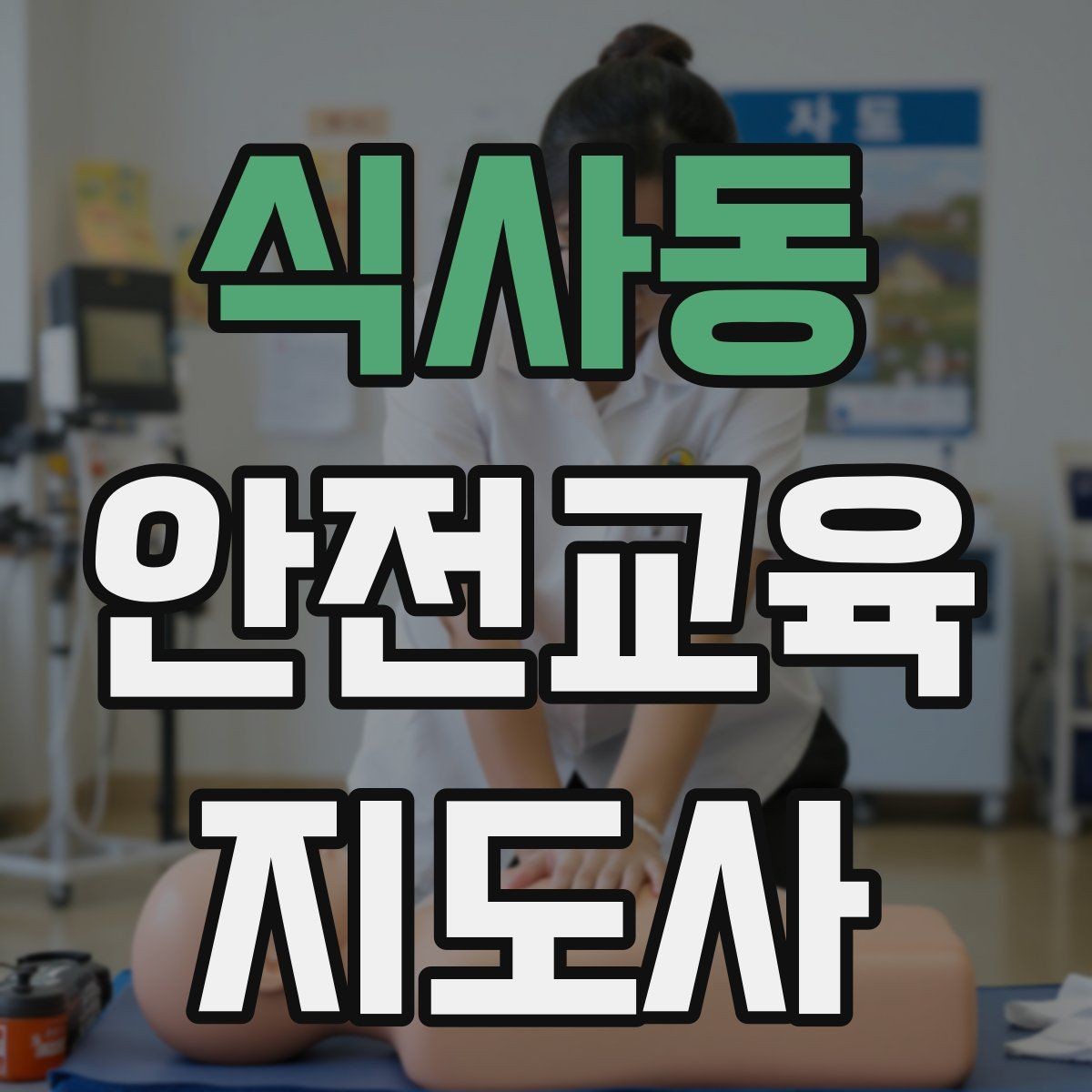 식사동 안전교육지도사 자격증 안전교육 분야 전망