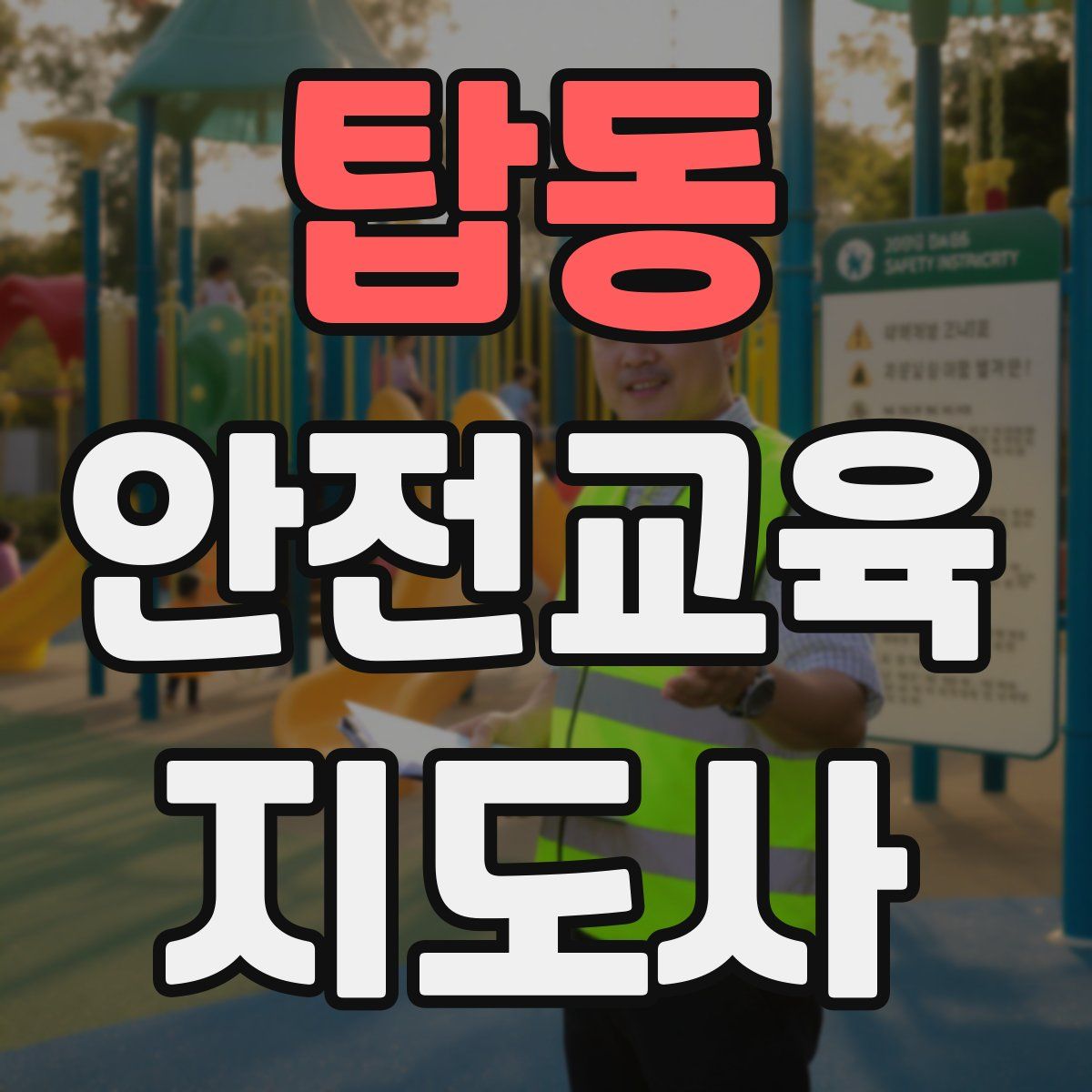 탑동 안전교육지도사 자격증
