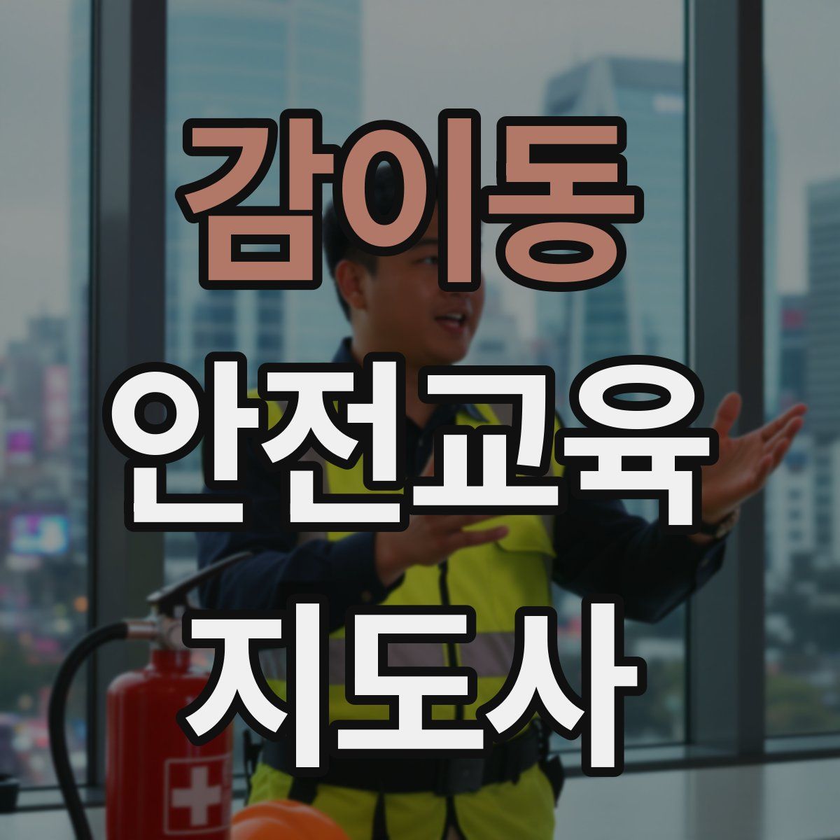 감이동 안전교육지도사 자격증
