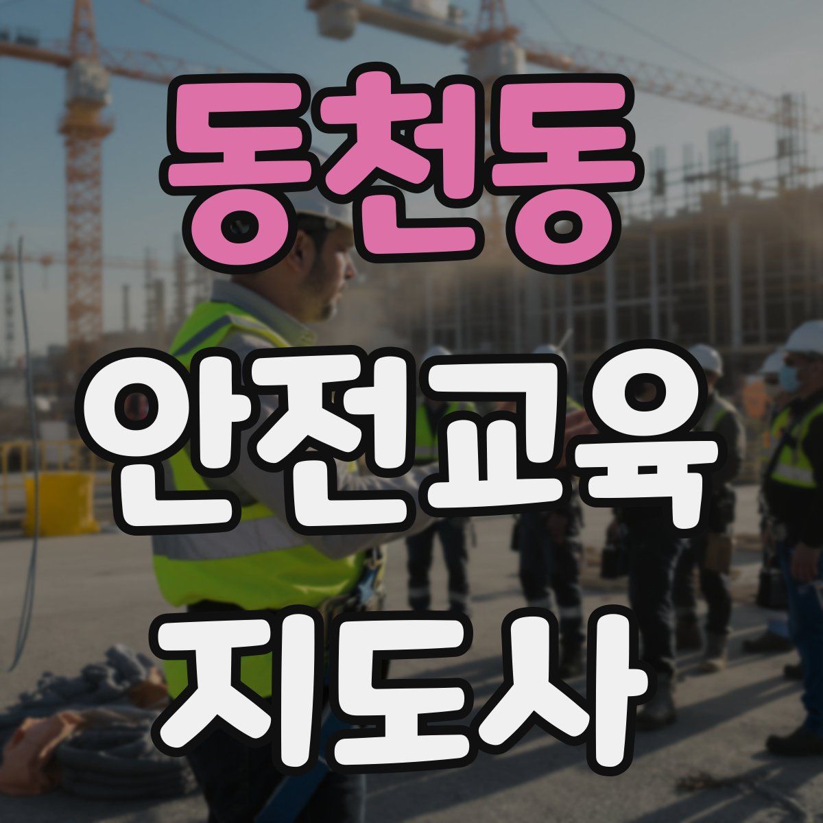 동천동 안전교육지도사 자격증