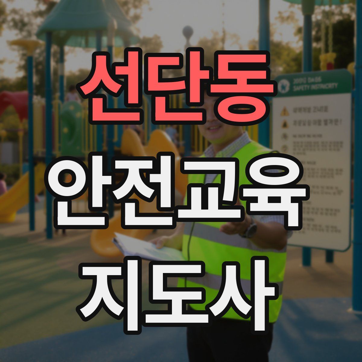 선단동 안전교육지도사 자격증