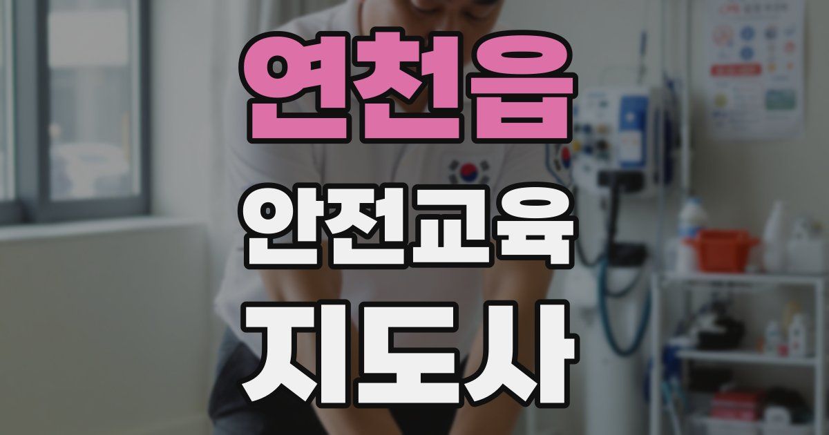 연천읍 안전교육지도사 자격증