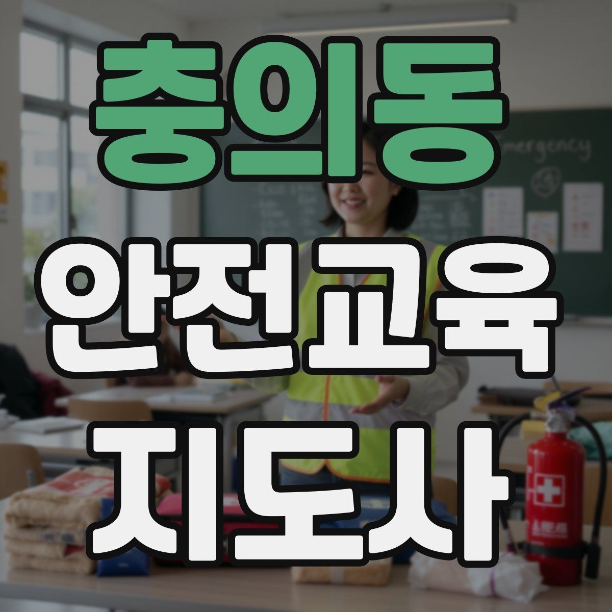 충의동 안전교육지도사 자격증 교육 활동 홍보 방법