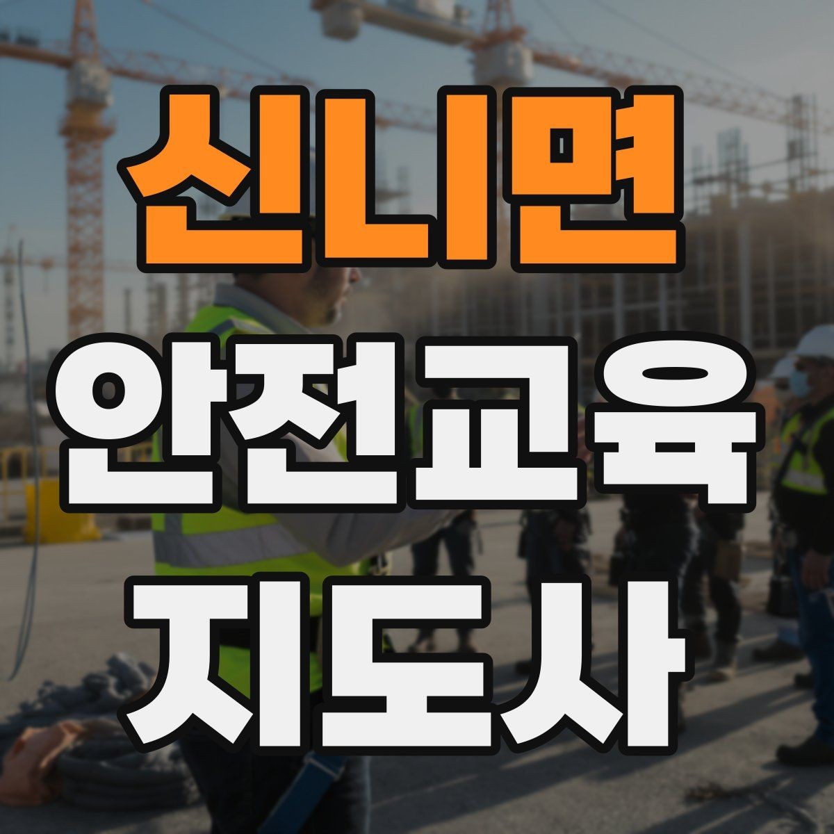 신니면 안전교육지도사 자격증 안전교육 분야 전망