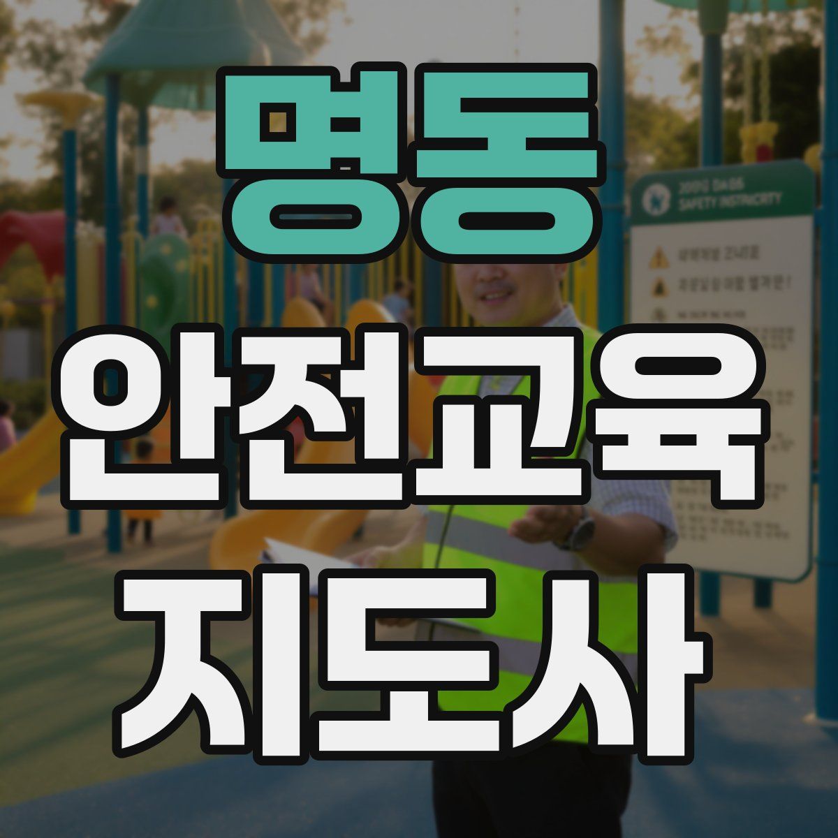 명동 안전교육지도사 자격증