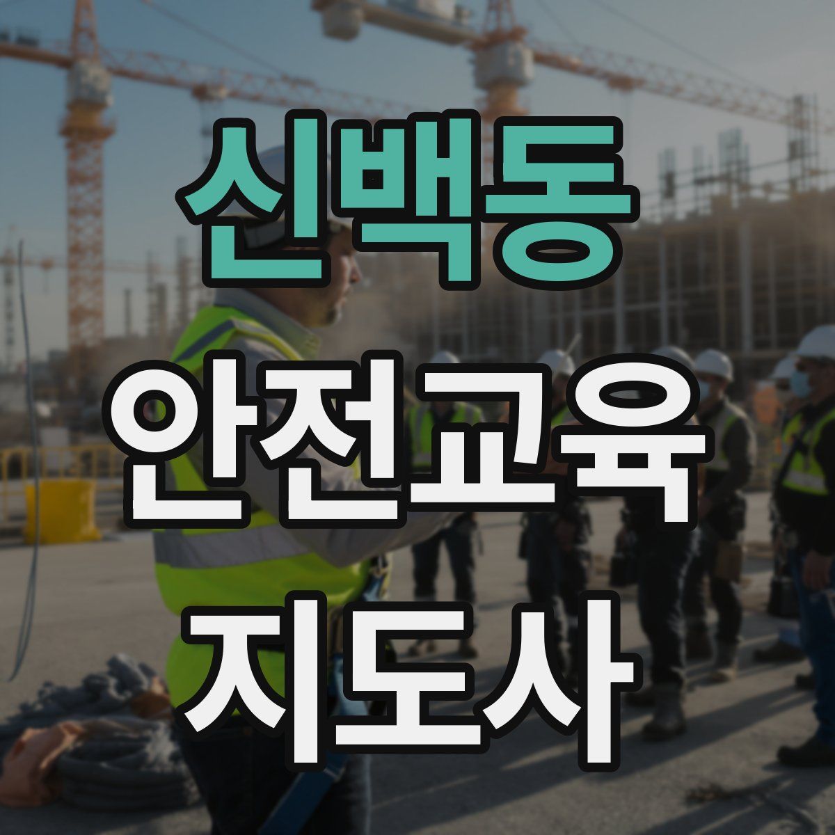 신백동 안전교육지도사 자격증