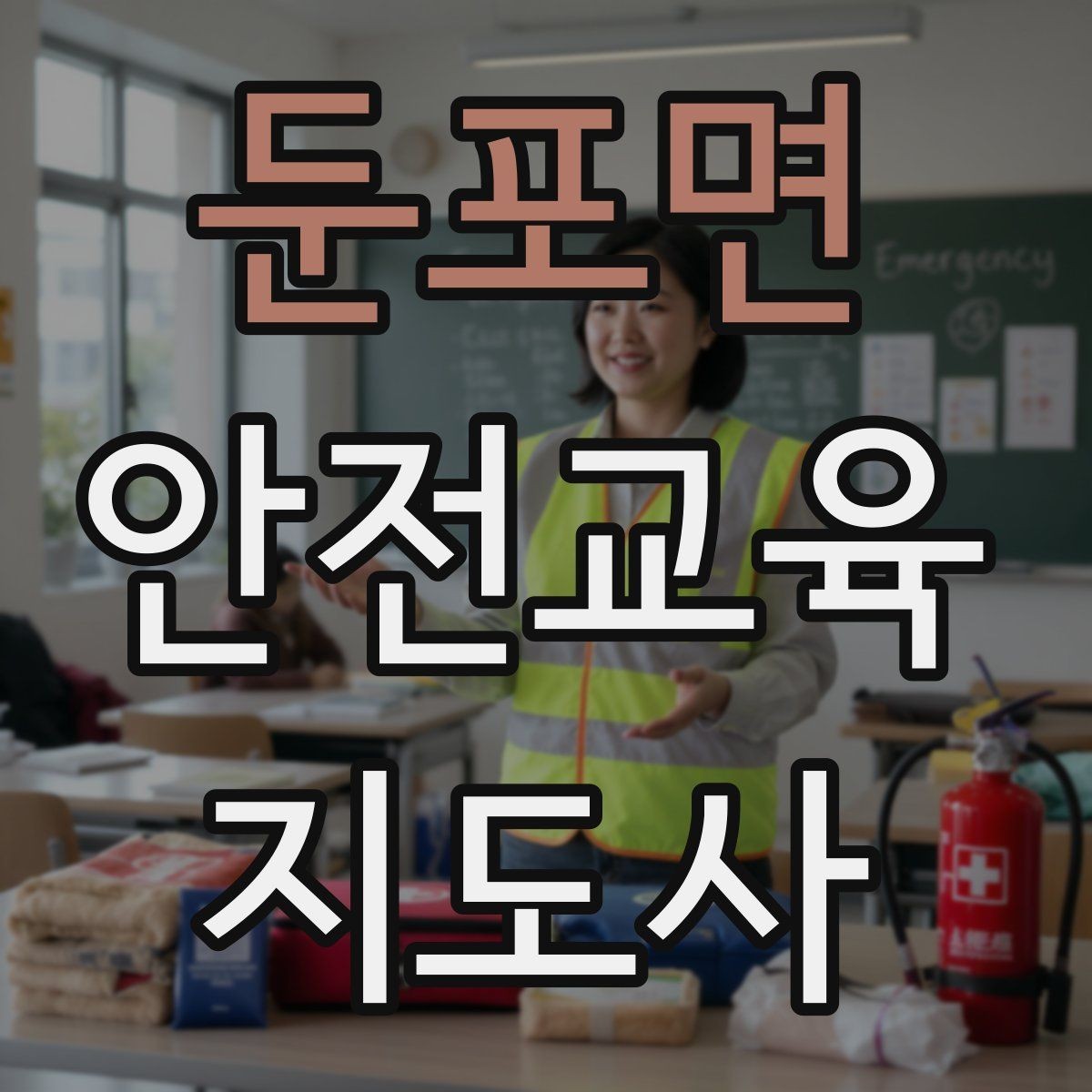 둔포면 안전교육지도사 자격증 준비부터 출강까지 한 번에 정리하는 가이드